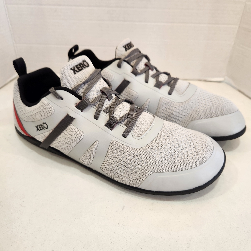 Xero Shoes Barefoot Shoes Road Running Minimalist Sneakers Silver Mens 14 EUC